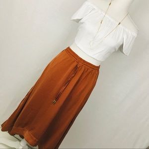 Banana republic high low skirt